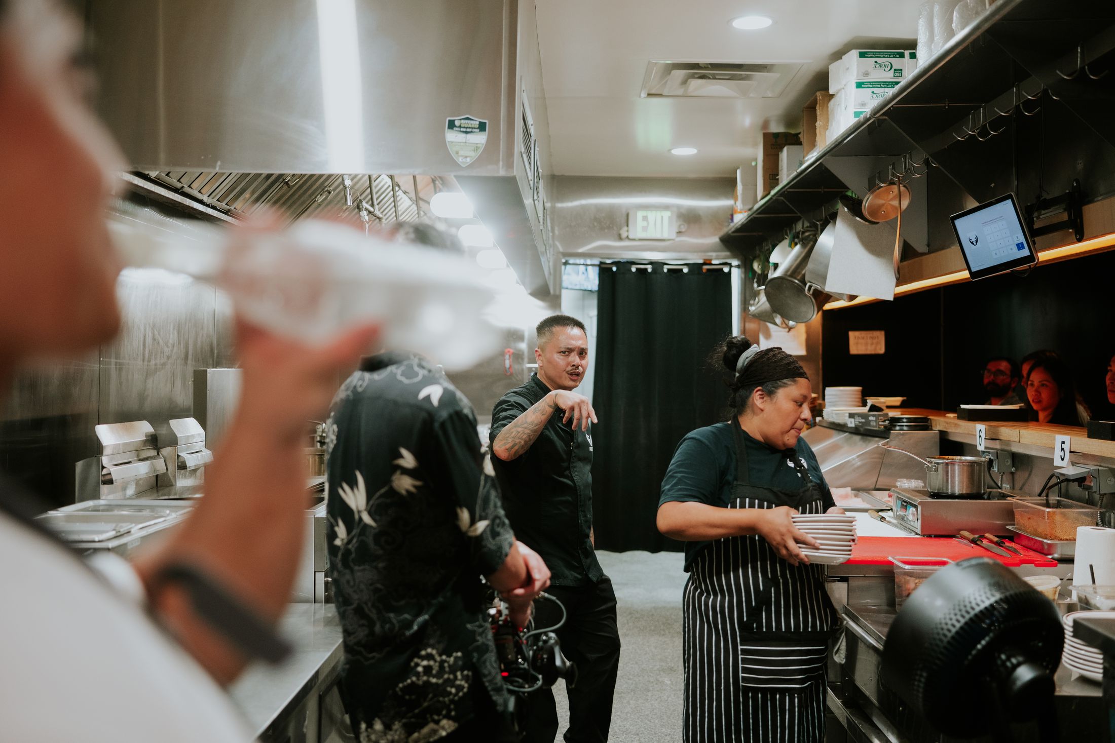 The kitchen under pressure during service